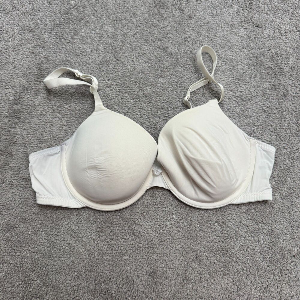 Auden The Everyday Lightly Lined Underwire T-Shirt Bra Womens 36C Off White